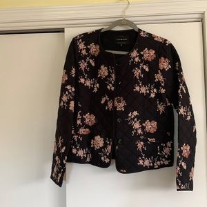 Lucky Brand Quilted Floral Light Jacket - Size Medium
